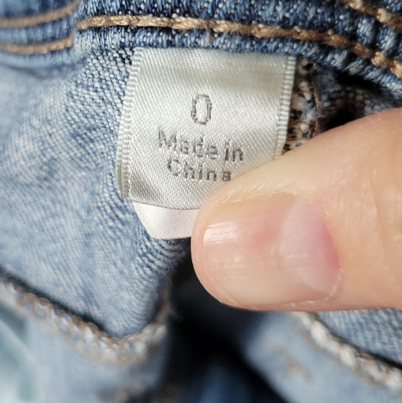 Lauren Conrad blue jeans, Juniors size 0, gently used but in terrific condition - Picture 3 of 6